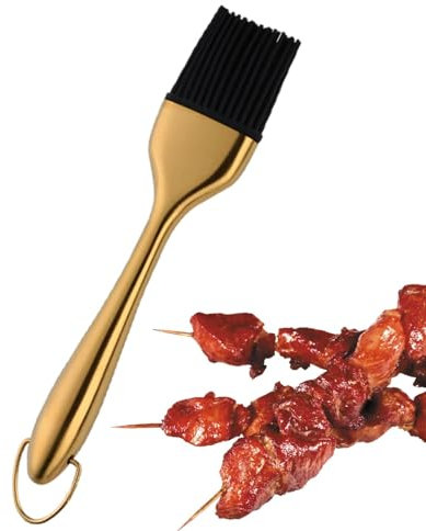 Backpinsel, Abnehmbarer Backpinsel Aus Silikon, Hitzebeständiges Und Langlebiges Küchengerät Zum Grillen, Backen, Kochen