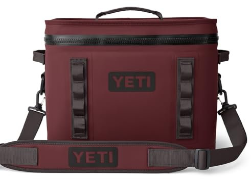 YETI Hopper Flip 18 Portable Soft Cooler, Wild Vine Red