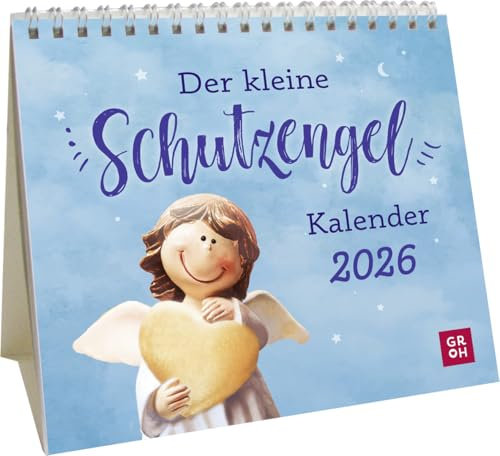 Mini-Kalender 2026: Der kleine Schutzengelkalender: Mini-Monatskalender. Kleiner Tischkalender zum Aufstellen mit Monatskalendarium