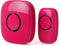 Model C Wireless Doorbell Operating at Over 500-Feet Range with Over 50 Chimes, No Batteries Required for Receiver, Rose Red