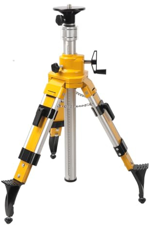 Heavy-Duty Laser Level Tripod Stand - 28-66 Inch Adjustable Height with 5/8-11 Thread Mount and Non-Skid Feet