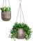 Calvalor 13,5/21 cm, set da 2 vasi per fiori sospesi per esterni, da appendere all'interno, per piante