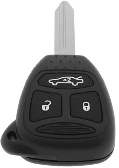 VGOL 1 Stück 3-Tasten-Fernschlüsselanhänger 433 MHz KOBDT04A Kompatibel mit Jeep Kompatibel mit Grand Cherokee Comandante 2005 2006 2007