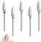5 Piezas Broca Manicura Brocas De CeráMica Para Uñas, Fresas Para Torno Manicura, Kit Profesional Para Manicura Y Pedicura,Torno Para Las Uñas Pulidor de Uñas Taladro de Uñas Set