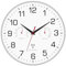 Couperos Wanduhr Funk Geräuschlos mit Thermometer & Hygrometer FunkWanduhr Lautlos 30 cm Wanduhr Ohne Tickgeräusche Funk für Wohnzimmer, Küche, Büro (Kunststoff)