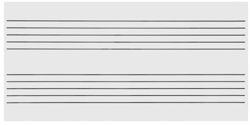 Magnetisches Whiteboard FüR Musikunterricht Mit Trocken Abwischbarer Notenlinien Tafel Tragbare Magnetische Notentafel FüR KüHlschrank Und Klassenzimmer Wiederverwendbare Musik Unterrichtsma