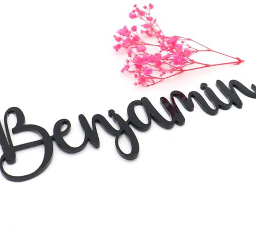 Personalised Acrylic Lettering, Name Plate, Door Sign Made of Acrylic Glass, Large Choice of Colours, Gift Idea, Office Lettering, Room Number, Children's Room, Company Logo, Many Fonts to Choose From