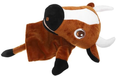 CIYODO Tier Handpuppe Interaktive Geschichten Erzähler Kuh Handpuppe Weiches für Kreative Spielzeiten und Gemeinsames Geschichtenerzählen