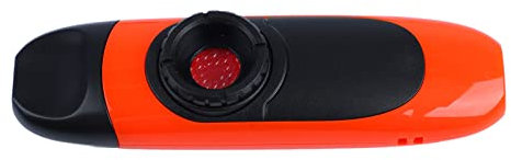 Acouto Kazoo Harz Performance Musikinstrument mit Flötenmembran, Klanganpassung, ideal für Musikliebhaber, Sprecherkurve (Orange)