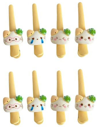 8 Pezzi donna Fermagli per Capelli Forma delle gatto Pinze per Capelli a Becco D'anatra Styling Della Erba fortunata accessori banana Clip