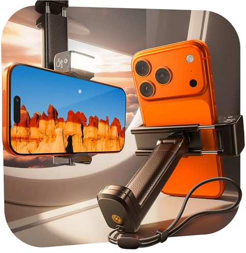 LISEN Airplane Travel Essentials (LED) Phone Stand Holder for Desk 2026 Airplane Gadgets 2026 Women Men Long Flight Accessories Photographic Lighting Flash Tubes Kids Gifts，2pack