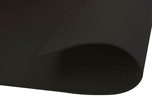 INNSPIRO Goma EVA negro láminas adhesivas 20x30cm.x2mm. 20u. Material muy utilizado para manualidades y decoración