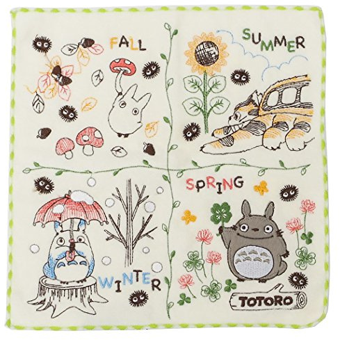 Marushin Studio Ghibli - My Neighbor Totoro - Four Season of Nature Mini-Handtuch