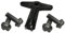 Twowinds - Chiave Coprimozzo Antifurto 7700422600 Compatibile con Renault Clio Espace Kangoo Megane, Opel - Chiave per Estrarre Viti di Sicurezza - Chiave di Sicurezza - Vite (set di 5 pezzi)