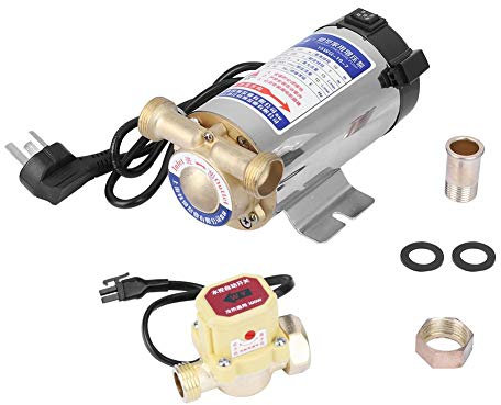 220 V 100 W pompa di sovrapressione automatica domestica in acciaio inossidabile per macchina di riscaldamento dell'acqua e tubo dell'acqua di rubinetto (220 V 100 W)