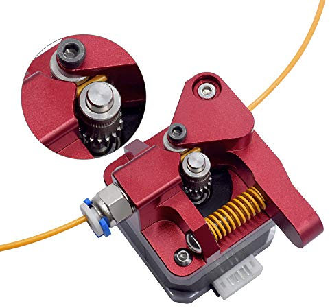 WINSINN Dual Gear Extruder, Ender 3 v2 Upgrade Motorwelle > 20 mm, kompatibel mit Ender 3 Pro CR10 Serie 3D-Drucker TPU-Filamentantriebszufuhr