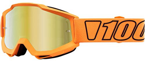 100% Accuri Goggle Luminari, Erwachsene,Spiegel Gold Linse