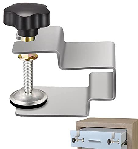 Générique Pince Cabinet C | Pince d'installation pour façade de tiroir en acier inoxydable - Outil auxiliaire pour l'installation de meubles d'armoire, remplacement universel de réparation avant
