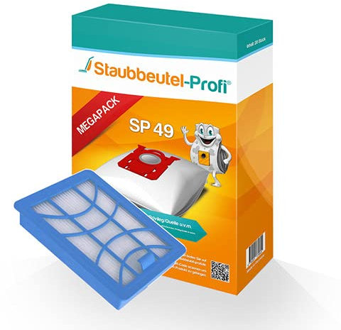 Staubsaugerbeutel geeig. für Staubsauger Philips XD3110 / 09, XD3112 / 09, Philips 3000 Series von Staubbeutel-Profi (20 Beutel + 1 Hepafilter)