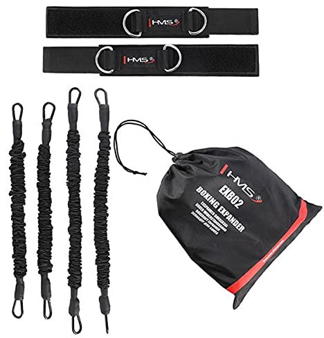 HMS EXB02 Gummiband für das Training der Beine, Expansionsgürtel für das Training zu Hause, Boxen, Kampfsport