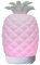BOURGH Keramik Ananas Arom Diffuser für ätherische Öle mit Ultraschall Luftbefeuchter mit Farbwechsel für Sport & Fitness Yoga Marke: efaso