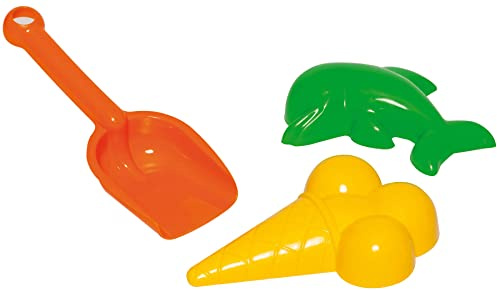 DOHÁNY Sandspielzeug Set Schaufel Förmchen Formen 3-TLG. Sand- und Wasserspielzeug