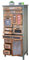 Mendler Apotheker-Schrank HWC-A43AM, Kommode, Tanne Holz massiv Vintage Shabby-Look 138x57x32cm