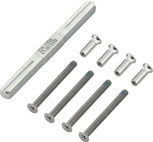 FSB 0 05 0575 08501 0000 AGL Zubehörbeutel für FH Drückergarnituren nach ÖNORM Türstärke 39-58mm, Stahl verzinkt, Silber