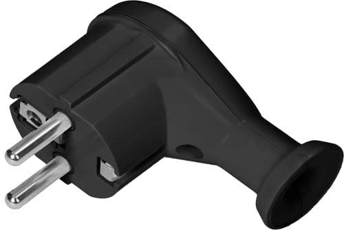 ORNO AE-13261/B Clavija Enchufe 2P+Z, Uni-Schuko (Negro)