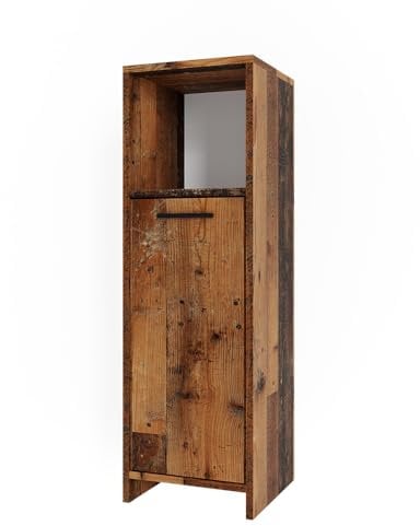Vicco mobiletto bagno Kiko, Rovere rustico, 30 x 95 cm
