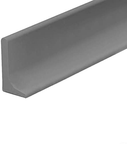 Suelo de ducha, gris, 100 cm, barra de protección contra incendios para ducha, autoadhesiva, de silicona, para cocina y baño