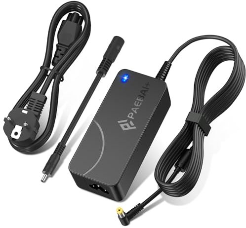 65W 45W Chargeur Ordinateur pour Acer Aspire 1 3 5 E1 E15 V3 V5 V7 R3 R7 S3 M5 E5-521 E5-575 E5-576 5250 5253 5336 5349 5532 A315 PA-1650-86 N19C3 N16Q2 N19C1 N17C4 PC Portable Adaptateur Secteur