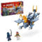 LEGO NINJAGO Riyu der Babydrache, Drachen-Spielzeug mit 3 Mini-Figuren, baubares Ninja-Spielzeug für 6-jährige Jungs und Mädchen, actionreiches Geschenk für Kinder 71810
