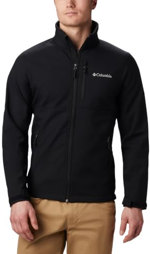 Columbia Chaqueta Softshell Ascender para hombre, Negro -, 3X