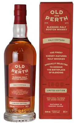 Old Perth Ltd Edition Palo Cortado - Blended Malt Scotch Whisky - Sherry Casks - Morrison Distillers