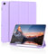 Custodia Cover Compatibile con Samsung Galaxy Tab A9 Plus / A9+ 11 Pollici 2023 con Portapenne, Custodia Smart con Supporto a Tre Pieghe, Retro in Morbido TPU, Auto Sveglia/Sonno (Viola)