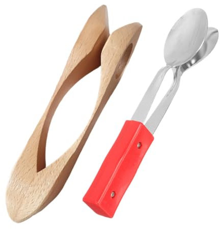 TOYANDONA 2stücke Musikinstrument Holzlöffel Schlaginstrument Lernspielzeug Für Erwachsene Vielseitige Percussion Löffel Für Unterricht Familienfeiern Und Partys Traditionell Und Stilvoll