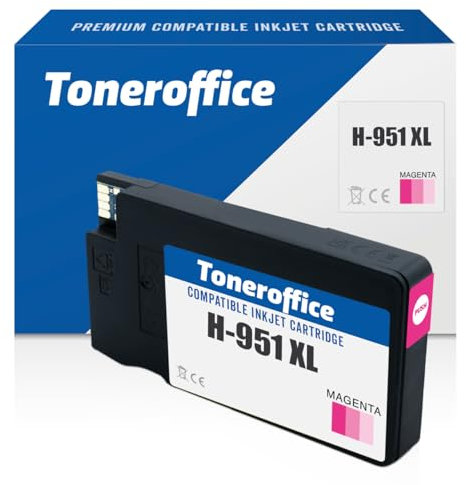 951 Druckerpatrone XL für HP 951 XL Druckerpatronen Magenta Kompatibel CN047AE (ca. 1500 Seiten)