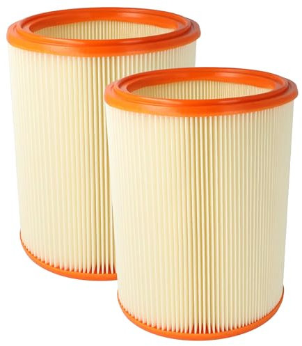 vhbw 2x Lamellenfilter kompatibel mit WAP Turbo SSR, XL-25, XL, XL-E Handstaubsauger
