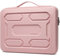 DOMISO 15.6 inch Laptop Sleeve with Handle Shockproof Waterproof EVA Protective Case for 15.6 Yoga 720 IdeaPad 310 320 ThinkPad T570/16 ThinkPad T16/HP Envy 15/15.6 Notebooks, Pink