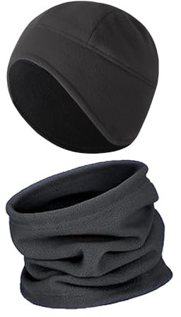 Lixada Winter Beanie Mütze Schal Set Winddicht Ski Schädel Kappe Hals Wärmer Gamasche Gesicht Schal
