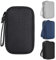Borsa per cavi, organizer per cavi, organizer per cavi, borsa universale, accessorio da viaggio, per cavo di ricarica power bank USB scheda SD, Nero, Organizer universale per cavi
