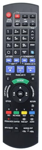 Universal Remote Control Compatible for Panasonic N2QAYB000758 DMR-BWT720 DMR-BWT720EB DMR-BWT735 DMRBWT735 Blu-ray Player Remote Controller
