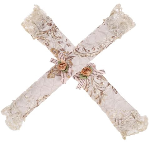 ANDRESLAD Embroidery Refrigerator Handle Covers Decorative Appliance Wraps for Kitchen Pink Washable Reusable Protects Hands from Cold Handles