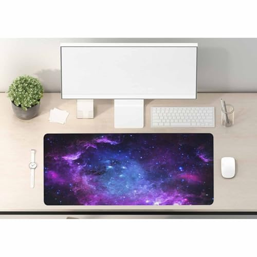 Woutay Mouse Mat,Starry Sky,Laptop Mat Table Mat Desk Writing Pad for Office and Home