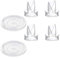 Breast Pumps Replacement Duckbill Valves & Diaphragms Set Silicone Breast Pumps Part Leak Proof Pumping Accessories