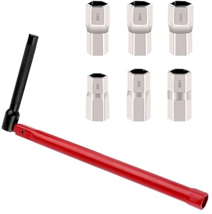 Yootiko Jeu de clés de robinet - Clé de robinet - Outil de montage - Clé de robinet - 8-12 mm - Clé pour robinet d'évier - Installations sanitaires