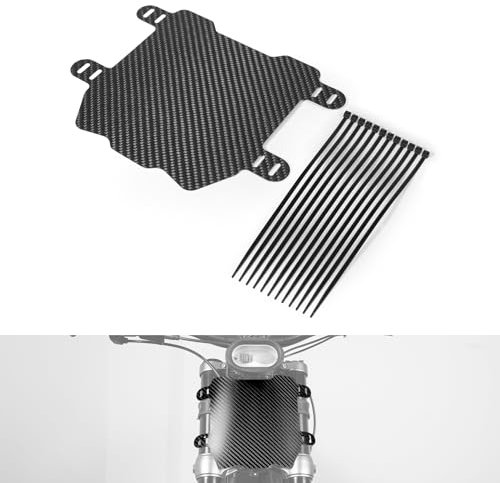 NICECNC Black Front Number Plate Compatible with Surron Light bee X/S, Compatible with Segway X160/X260 Dirt Bike Number Plate See Fitment