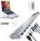 Kasituoer 8-in-1 USB-C Laptop Stand with Docking Station, Adjustable Ergonomic Aluminum Computer Stand, 100 W PD Charging, 4k HDMI, USB 3.0 Ports, Foldable & Lightweight for Desk/Bed/Travel (2 PCS)