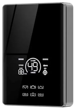 MJFVN Termostato for Scaldabagno Istantaneo Senza Serbatoio Doccia Elettrica Intelligente 5500/7000W for Bagno Cucina(Black 7000W)